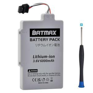 닌텐도 Wii U 게임패드 WUP-010, WUP-012용 Batmax 6000mAh 배터리