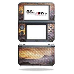 닌텐도 뉴 3DS XL (2015)용 마이티스킨 탄소 섬유 스킨 - 빈티지 풍경 | 보호, 내구성 있는 질감의 마감 쉽게 적용, 제거 및 스타일 변경 가능 미국산