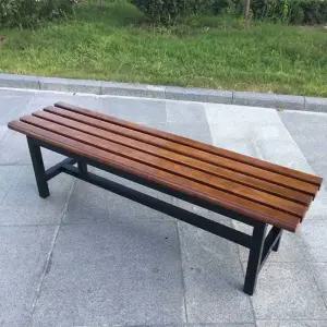 원목벤치 의자 야외 철제 정원 대기실 공원 쿠션