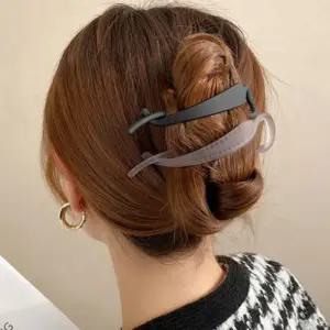 [신상오픈런]비녀집게핀 그라데이션 올림머리 무광 바나나핀 (30367364)