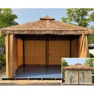 원두막 정자 파고라 테라스 철제 사각 마당 정원