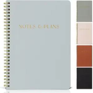 시간별 일정이 포함된 아름다운 일일 플래너와 노트북 - 작업과 약속을 쉽게 정리할 수 있는 목록 메모장을