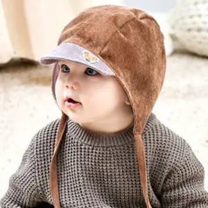 모모프렌즈 아기 보넷 코듀로이 방한 모자 유아 보넷 nCh8+3epm