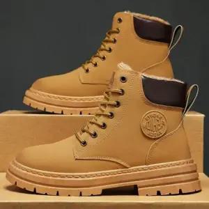 [룽스]남성사막화 세련디자인 키높이 방한 워커