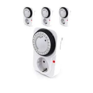 절전타이머 다양한 공간에서 사용하는 타이머 콘센트 X 4개입