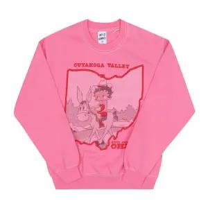 와일드동키 맨투맨 FG-CUYAKOGA DYED FUCHSIA 베티 맨투맨 당일발송