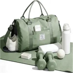 위켄더 더플백 여성 남성용 여행용 토트백 비행기용 귀여운 스포츠 체육관 댄스 오버나이트 러기지백 젖은