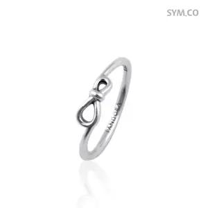 판도라 198898C00 인피니티 노트 여자 실버 반지 d