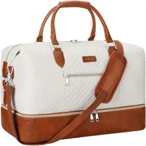 여성용 위켄더백 여행용 더플백 신발 수납함 대형 나일론 주말 토트백 포함 오버나이트백