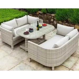 라탄 등나무 야외쇼파 베란다 테이블 테라스 카페