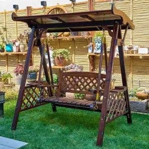 야외그네 방부목 스윙체어 흔들의자 정원그네 마당