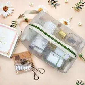 [룽스]파우치 대형 다용도파우치 메쉬 화장품