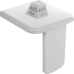 다이나 리빙 접이식 샤워 시트 벽 장착 485파운드 하중 지지식 다운 ABS 소재 벤치 실속용 의자