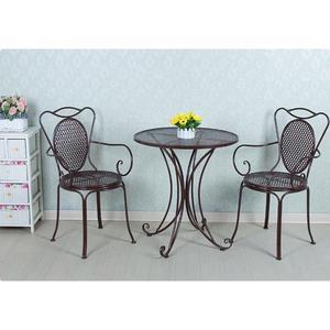 야외테이블세트 철제 스 조경 철제체어4개 테이블 방수 아이언 야외용테이블 식탁