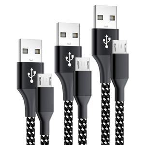 SCOVEE PS4 컨트롤러 충전 케이블 3팩 6피트 Xbox One 듀얼쇼크 4, 코드, 플레이스테이션 4 PS 슬림 프로,