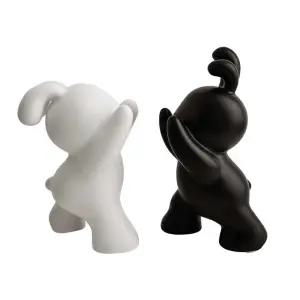 토끼 북앤드 인테리어 서재 오브제 책정리 지지대