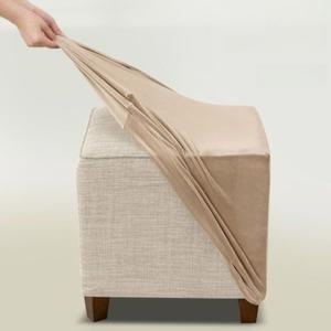 사계절 신축성 고탄성 천갈이 스툴 발판 사각 커버 쇼파 패드 교체