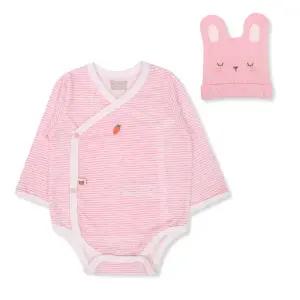 [롯데백화점]오가닉맘 핑크래빗ST배내수트-MJRNBS04