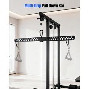 헬스장용 멀티 풀리 삼두근 LAT 풀다운 시스템용 푸시다운 근력 운동 그립 머신 케이블