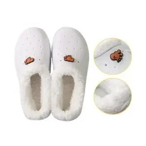 [룽스]실내화 겨울실내화 화이트색상 만능화 1p