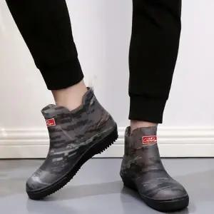 [룽스]단목 장화 레인부츠 앵클 방수 신발