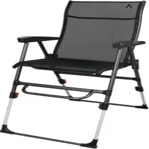 피크 디그리 스포츠 의자 - 높이 조절 가능한 캠핑 3단계 가벼운 알루미늄 메쉬 백 최고의 편안함과