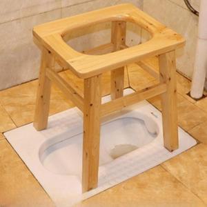 좌욕기 의자 변기 구멍 이동식 가정용 휴대용 거치대 원목 받침대 좌훈기