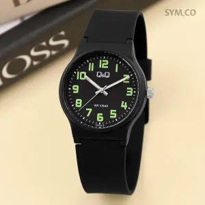 [큐앤큐] VS50J-010Y 미들사이즈 공무원 시험 학생 남녀공용 우레탄 시계 d