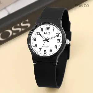 [큐앤큐] VS50J-009Y 미들사이즈 공무원 시험 학생 남녀공용 우레탄 시계 d