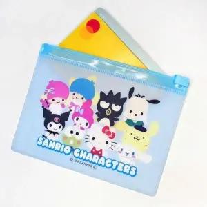 [룽스]산리오캐릭터파우치 파우치 카드 지갑 블루