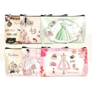[룽스]프랑스풍 일러스트 주머니파우치 파우치