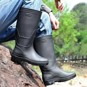 [룽스]남성 트레킹 방수 남성장화 장화 고무부츠