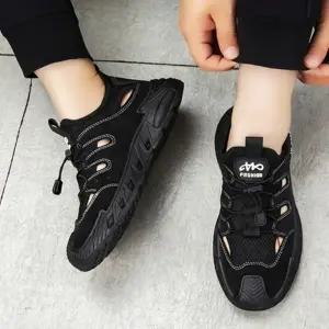 [룽스]여름 남성 샌들 남자 데일리 스트링 물놀이