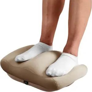 호메딕스 편안한 발 받침대 마사지기 지친 발과 발가락 진정 활력 넘치는 진동 빈백 스타일 쿠션 부드러운