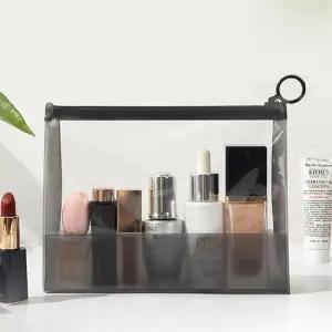 [룽스]방수 다용도 투명PVC파우치 파우치 블랙