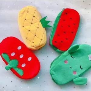 [룽스]가방 과일 필통 신학기 파우치 학생 이너백