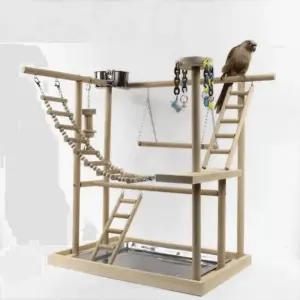 앵무새 놀이터 횟대 농장 키우기 새장 새집