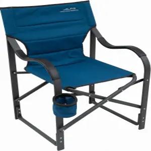 ALPS 등산 캠프 의자 - 튼튼한 넓은 알루미늄/강철 프레임 위에 편안한 패딩 폴리에스터 원단을 얹고