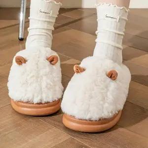 [셀러허브]온더벨라 보들보들 코튼 털슬리퍼 퍼실내화 (S44225175)