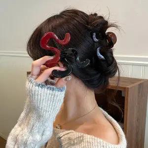 [셀러허브]온더벨라 깔끔한 헤어집게핀 반머리핀 캐주얼스타일 4종세트 (S41517735)