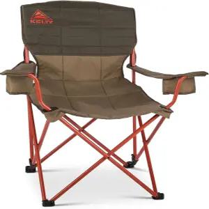 켈티 디럭스 라운지 의자 - 접이식 야외 캠프 단열 컵 홀더 맞춤형 리클라인 스틸 프레임 패딩 롤 수납