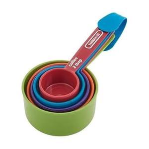 내구성 있는 세트 파버웨어 쉬운 읽기 계량컵 BPA 포함된 표시가 프리 커피 식기세척기 5피스 계량컵 안전 스쿱이 둥지 플라스틱