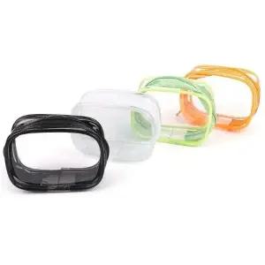 [룽스]사각 동전지갑 투명 보관 화장품파우치 케