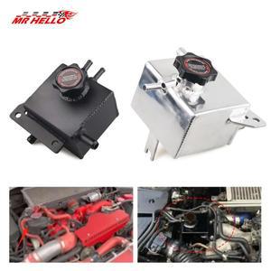 Subaru Impreza 냉각수 확장 탱크 용 실버블랙 알루미늄 WRX 2.0L 터보 EJ205 2002-2007  STI 2004-