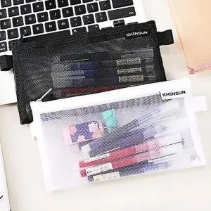 [룽스]파우치 여행 미니 여행용 화장품 필통 매쉬