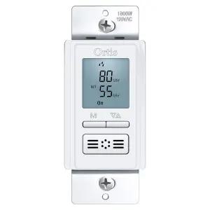 [신세대] 습도 센서 스위치 오르티스 인월 욕실 팬 자동 제어 공기 감지 중성선 필요 흰색 120V/220V