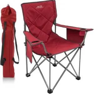 메시 컵 홀더와 포켓이 있는 ALPS 산악 킹콩 캠핑 의자 컴팩트한 접이식 강철 프레임으로 내구성과
