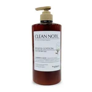 클린 노트 화이트 코튼향 손상 모발 트리트먼트 800ml 샴푸 순수한 샤워 용품 목욕