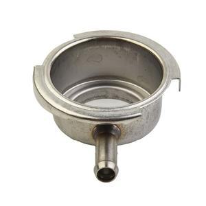 1개 2.20''56mm 외경 강스틸 라디에이터 냉각수 필러 넥 물 흡입구 스테인레스 스틸 58mm 캡