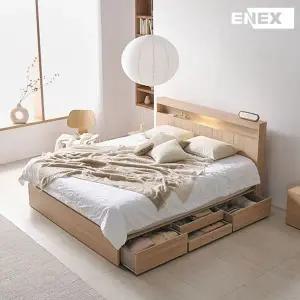 [NS홈쇼핑]에넥스 제이드 LED 수납 침대 Q[35755934]